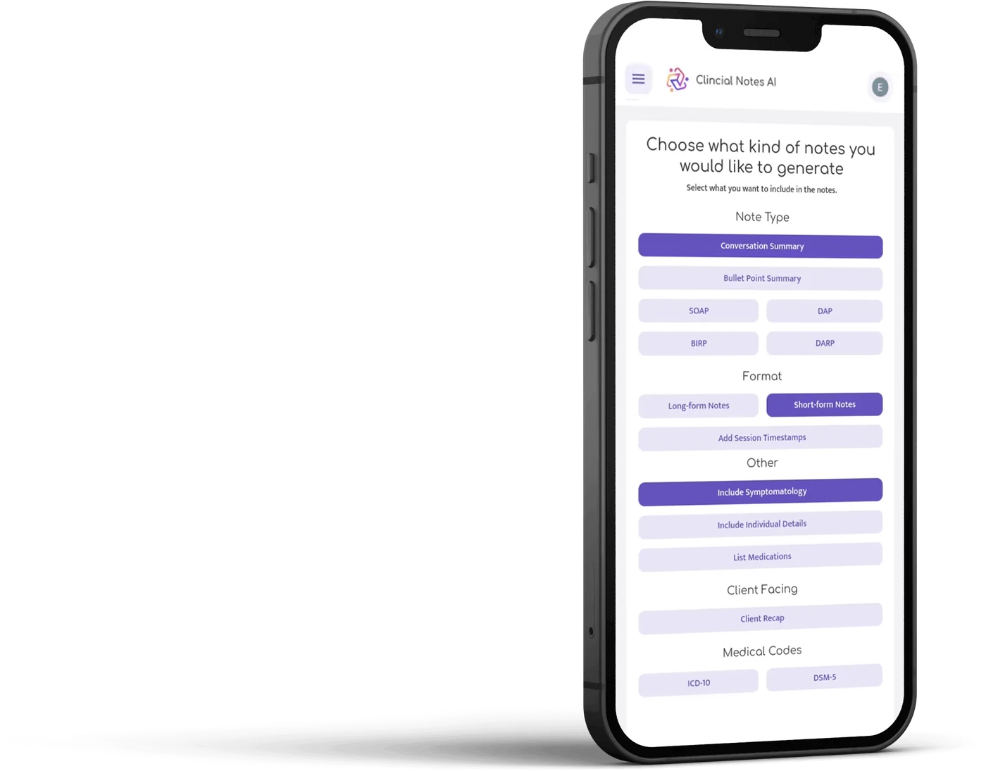 Clinically AI mobile app
